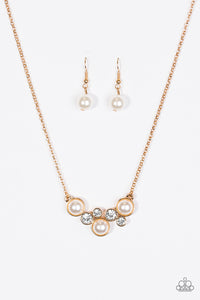 Paparazzi Necklace - Pop The Bubbly - Gold