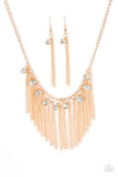 Paparazzi Necklace - In For the Long Runway - Gold