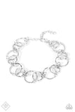 Paparazzi Bracelet - The Universe Revolves Around Me - White
