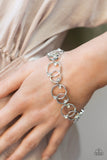 Paparazzi Bracelet - The Universe Revolves Around Me - White