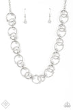 Paparazzi Necklace - Center of My Universe - White