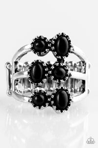 Paparazzi Ring - Sticks and Stonehenge - Black