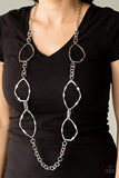 Paparazzi Necklace - Abstract Artifact - Silver