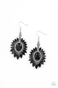 Paparazzi Earring - Big Time Twinkle - Black