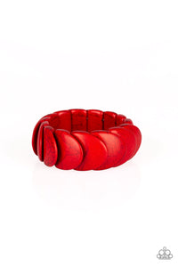 Paparazzi Bracelet - Nomadic Nature - Red