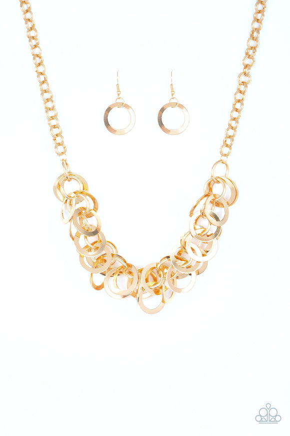 Paparazzi Necklace - Ringing In The Bling - Gold