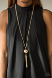 Paparazzi Necklace - Big Baller - Gold