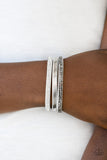 Paparazzi Urban Bracelet - I Mean Business - White