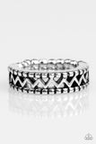 Paparazzi Ring - Thunder and Lightening - Silver