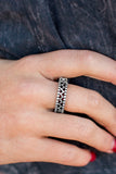 Paparazzi Ring - Thunder and Lightening - Silver