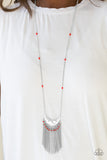 Paparazzi Necklace - Desert Trance - Red