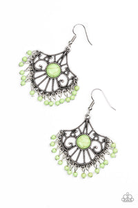 Paparazzi Earring - Stone Lagoon - Green