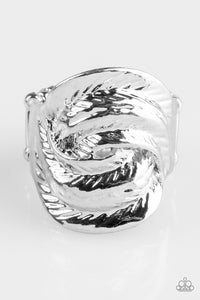Paparazzi Ring - Feathers Will Fly - Silver