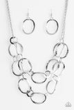Paparazzi Necklace - Circus Chic - Silver