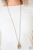 Paparazzi Necklace - The Heiress - Brass