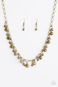 Paparazzi Necklace - City Couture - Brass