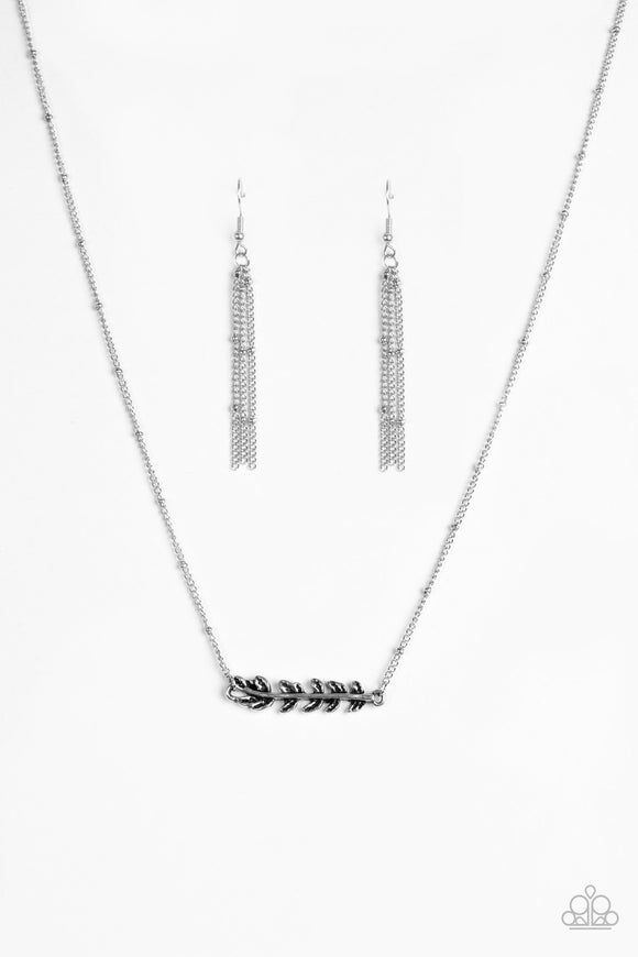 Paparazzi Necklace - Beautifully Branching - Silver