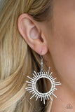 Paparazzi Earring - All Sizzle - Silver