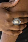 Paparazzi Ring - Modern Mesa - White