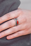 Paparazzi Ring - Super Summer - Red
