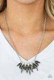 Paparazzi Necklace - Crown Couture - Silver