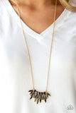 Paparazzi Necklace - Crowning Moment - Gold