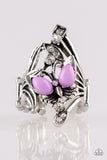 Paparazzi Ring - Beautiful In Butterflies - Purple