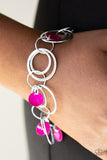 Paparazzi Bracelet - Total SHELL-Out - Pink