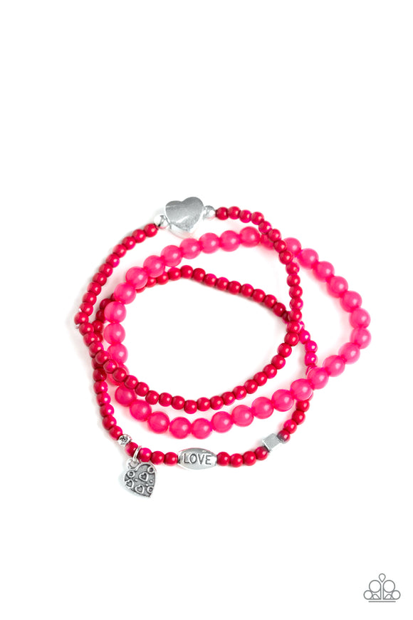 Paparazzi Bracelet - Really Romantic - Pink
