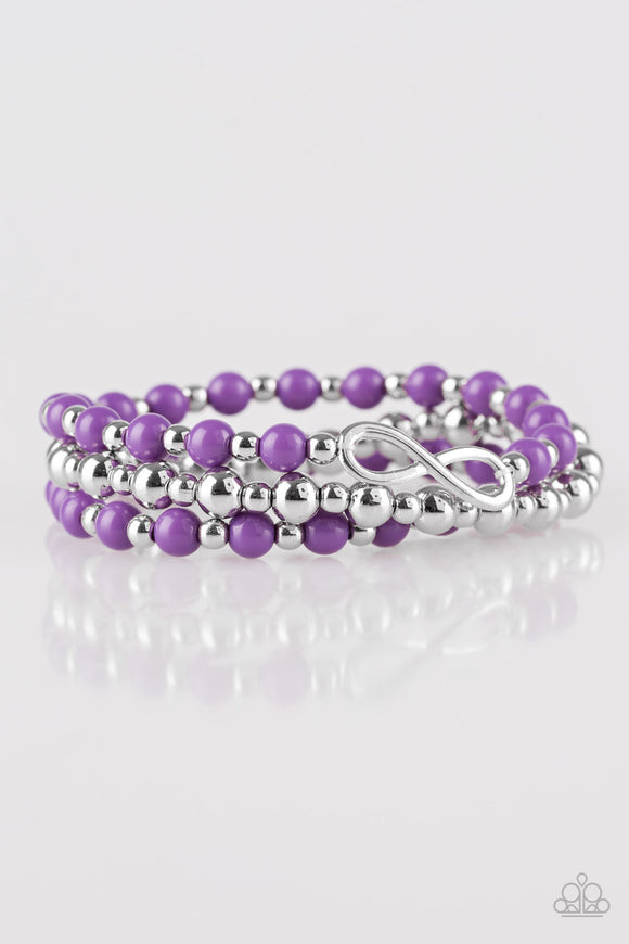 Paparazzi Bracelet - Immeasurably Infinite - Purple