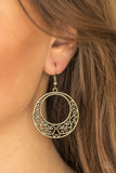 Paparazzi Earring - Newport Nautical - Brass