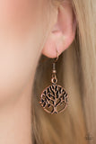 Paparazzi Earring - Dream TREEHOUSE - Copper