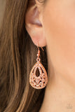 Paparazzi Earring - Sparkling Stardom - Copper