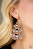 Paparazzi Earring - Impressively Empress - Copper