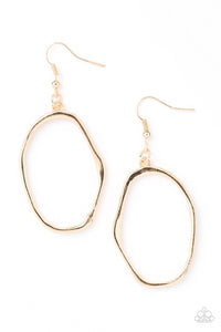 Paparazzi Earring - Eco Chic - Gold