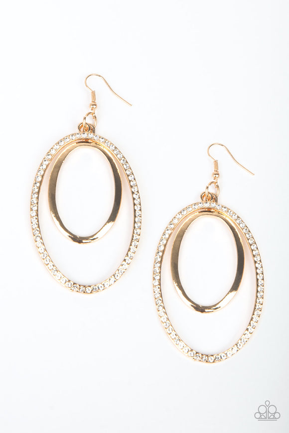 Paparazzi Earring - Wrapped In Wealth - Gold