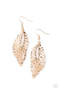 Paparazzi Earring - Come Home to Roost - Gold