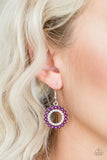 Paparazzi Earring - Wreathed In Radiance - Purple