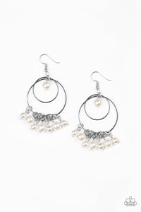 Paparazzi Earring- New York Attraction - White