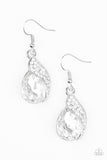 Paparazzi Earring - Easy Elegance - White