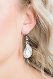 Paparazzi Earring - Easy Elegance - White