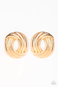 Paparazzi Earring - Rare Refinement - Gold