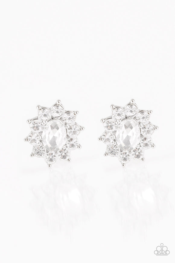 Paparazzi Earring - Starry Nights - White