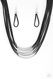 Paparazzi Necklace - Walk The WALKABOUT - Black