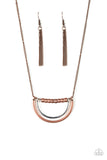 Paparazzi Necklace - Artificial Arches - Copper