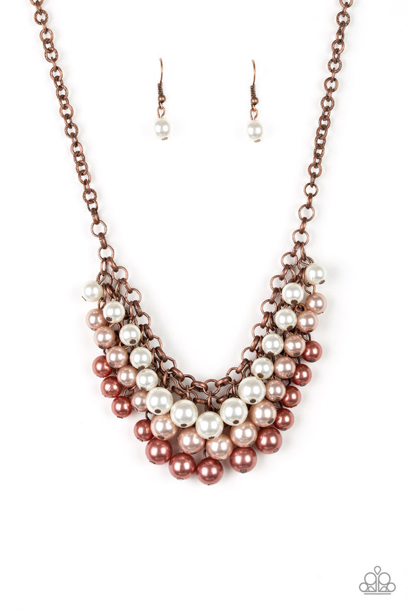 Paparazzi Necklace - Run For The Heels! - Copper