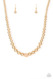 Paparazzi Necklace - High-Stakes FAME - Gold