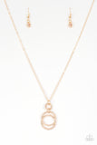 Paparazzi Necklace - Timeless Trio - Gold