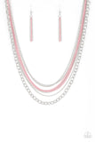 Paparazzi Necklace - Intensely Industrial - Pink