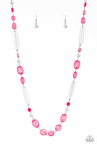 Paparazzi Necklace - Quite Quintessence - Pink